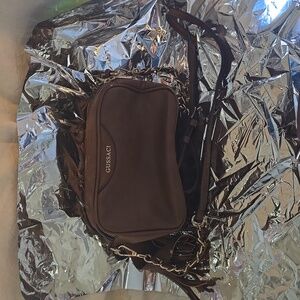 Gussaci tan color crossbody handbag